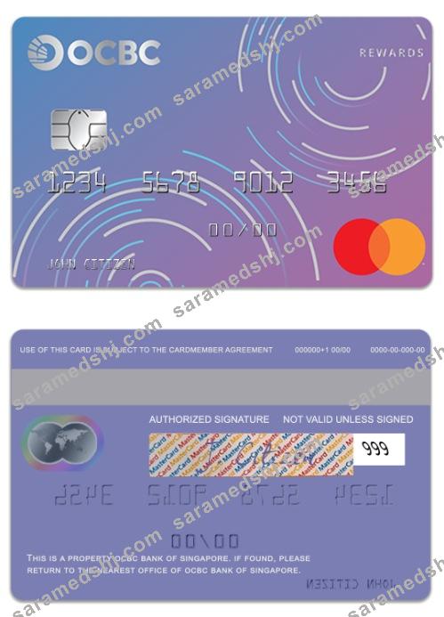 Singapore OCBC Bank rewards mastercard